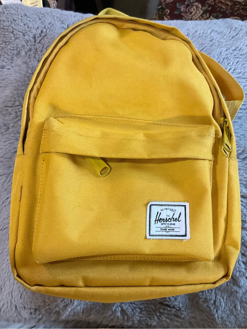 Herschel Supply Company Yellow Canvas Backpack